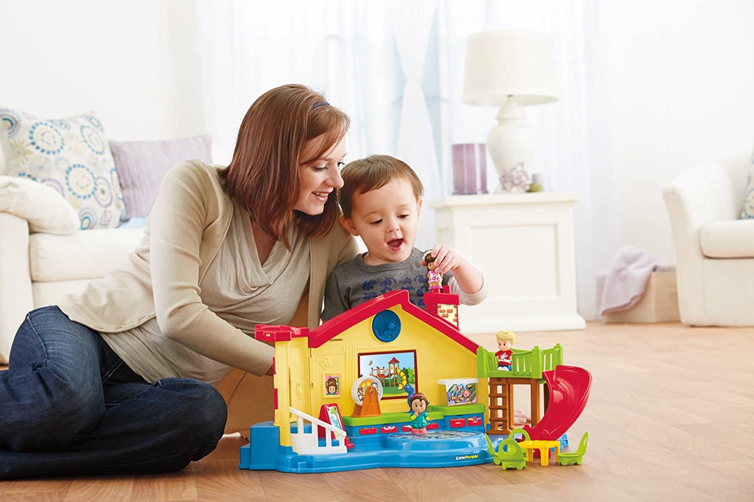 Fisher-Price Little People Place Musical Preschool Playset
