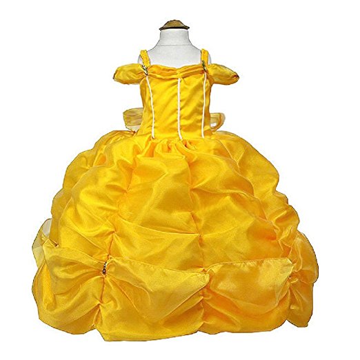 Disney Beauty and Beast Princess Dress Kids Costume