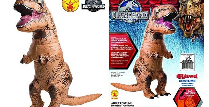 Rubies Adult Jurassic World Inflatable Dinosaur Costume