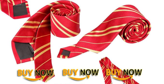 Yc Harry Potter Gryffindor Tie School Party Costume Accessory