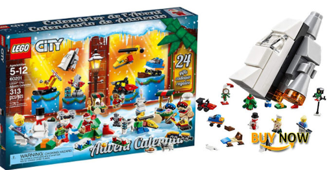 LEGO City Advent Calendar 60201, New 2018 Edition, Minifigures, Small Building Toys, Christmas Countdown Calendar for Kids (313 Pieces)