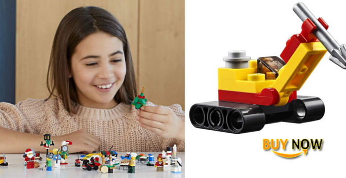 LEGO City Calendar 2018 Newest Edition Minifigures Small Building Toys, Christmas Countdown Calendar Kids (313 Pieces)