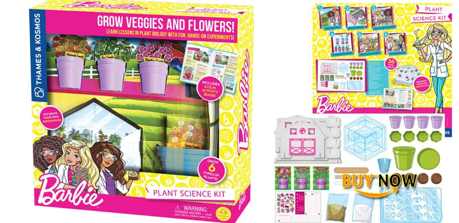 Thames & Kosmos Barbie Plant Science Kit Science Experiment Kit Product Review