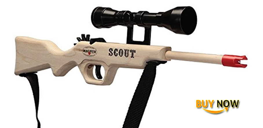 buy Magnum Enterprises Wooden Scout Rifle with Scope and Sling