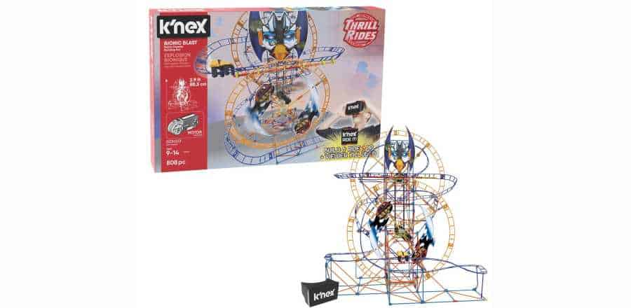 K NEX Thrill Rides Bionic Blast Roller Coaster Building Set with Ride It App Review