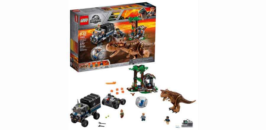 LEGO Jurassic World Carnotaurus Gyrosphere Escape 75929 Building Kit Review