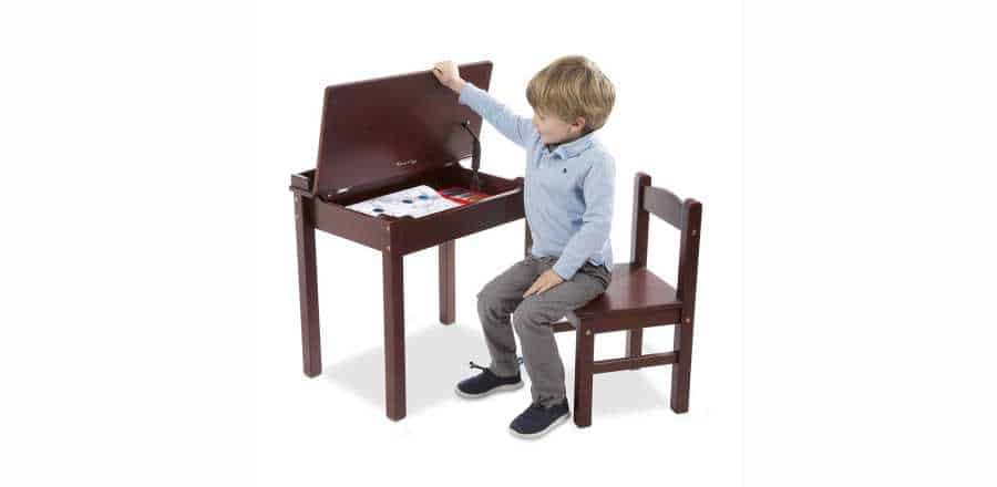 Melissa and Doug Child-s Lift-Top Desk & Chair Espresso Review