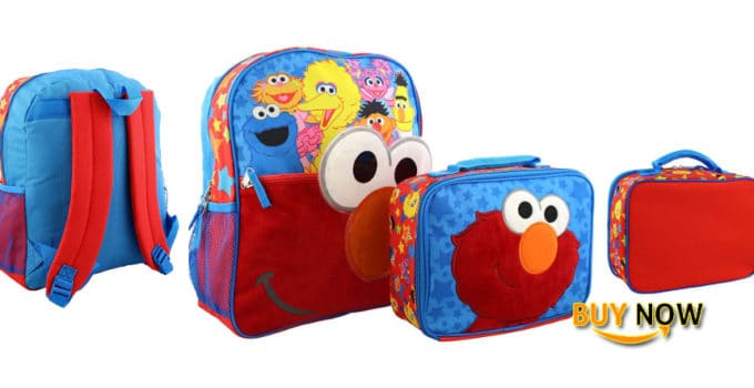 Elmo Kids Character Backpacks