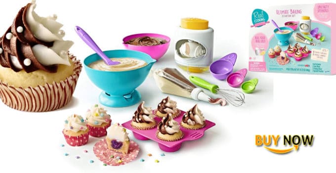 Real Cooking Ultimate Baking Starter Set - 37 Pc. Kit Includes Sprinkles, Cake & Frosting Mix