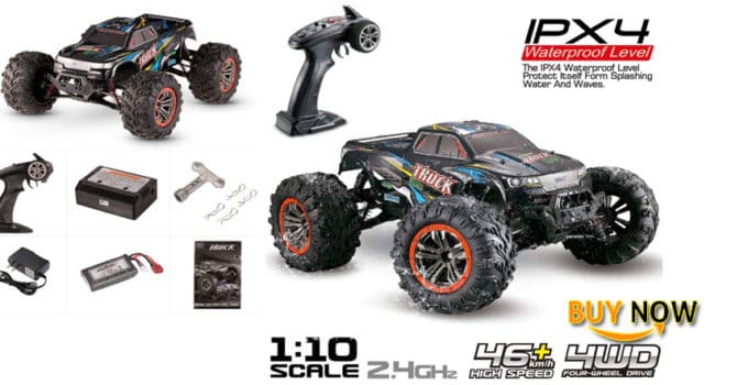 XINLEHONG TOYS Goolsky 9125 Review 1/10 RC Car 2.4GHz 4WD 46km/h High Speed Remote Control Short-Course Truck Waterproof
