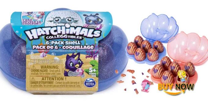 Special Hatchimals CollEGGtibles, Mermal Magic 6 Pack Shell Carrying Case