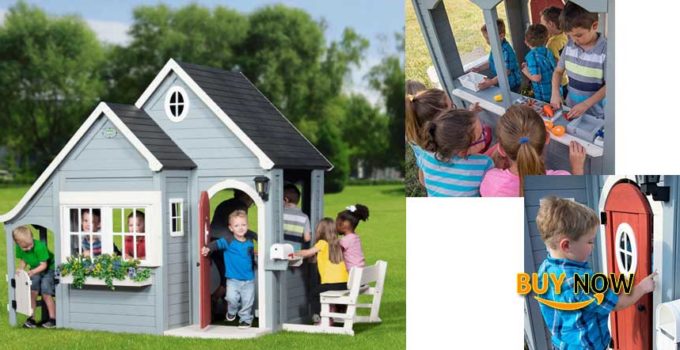 Discovery Backyard Spring Cottage Cedar Playhouse Amazing Review