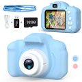 Balhvit Shockproof Selfie Kids Camera, Toddler Best Birthday Gifts Dual Camera for Kids Age 3-10, HD Digital Video with 32GB SD Card, Christmas Kids Toy for 3 4 5 6 7 8 Year Old Girls and Boys