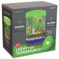 Light-up Terrarium Kit for Kids with LED Light on Lid - Create Your Own Customized Mini Garden in a Jar That Glows at Night - Science Kits for Boys & Girls - Gardening Gifts for Kids - Children Toys