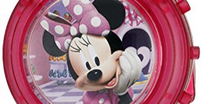 Disney Minnie Mouse Boutique LCD Pop Musical Watch (Model: MBT3714SR)