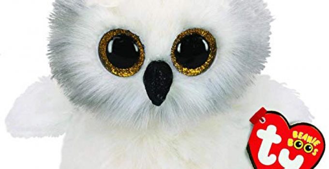 Ty UK Ltd 36305 Austin Owl - Beanie Boos Plush Toy, Multicoloured, 15cm