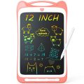 Jasonwell Kids Drawing Pad Doodle Board 12" Colorful Toddler Scribbler Board Erasable LCD Writing Tablet Light Drawing Board Educational and Learning Toys Gifts for 3 4 5 6 7 8 Year Old Girls Boys