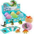 Bath Bombs for Kids - Kids Bath Bomb with Surprise Inside - Dinosaur Toys Gift for Boys and Girls Ages 3 4 5 6 7 8 9 & 10 Years Old - Easter Toy Gifts - Fun Educational Dino Egg Fizzy Set