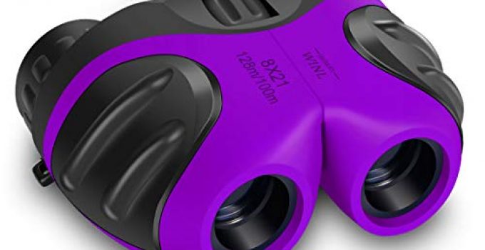 3-8 Year Old Girl, mom&myaboys Compact Binoculars for Kids Yard Toys, Best Gift for 4-10 Year Girls to Watching Birds, Telescope Boys Gifts 10 Years Old to Wildife(Purple)