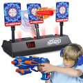 CPSYUB (2021 Updated Edition) Electric Digital Target for Nerf Guns Toys,Scoring Auto Reset Nerf Target for Shooting with Wonderful Light Sound Effect Nerf Guns for Boys Girls（Only Target）