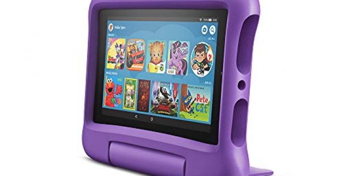 Fire 7 Kids Edition Tablet, 7" Display, 16 GB, Purple Kid-Proof Case