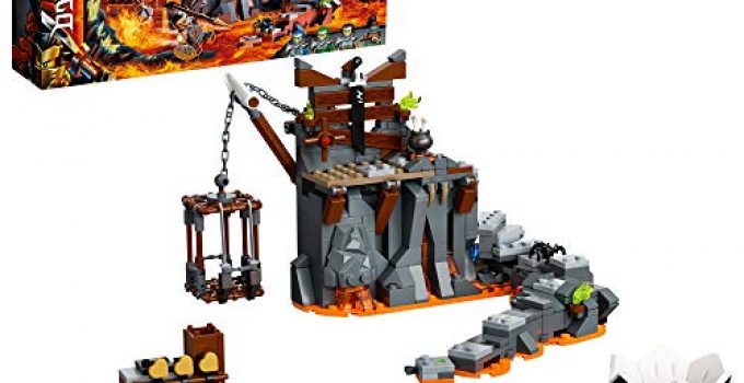 LEGO NINJAGO Journey to The Skull Dungeons 71717 Ninja Playset Building Toy for Kids Featuring Ninja Action Figures, New 2020 (401 Pieces)