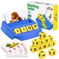 LET'S GO! Learning Games for Kids Ages 3-8, Matching Letter Game for Kids Toys Ages 3-8 Educational Toys for 3-8 Year Olds Boys Girls Easter Gifts for 3-8 Year Olds Boys Girls Blue