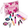 My First Princess Washable Make Up Set - 12 Pc Kids Makeup Set - Pretend Makeup For Girls - Makeup Toys for Girls - Comes with Designer Floral Cosmetic Bag