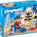 PLAYMOBIL Christmas 9495 Christmas Living Room, for Children Ages 4 +