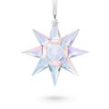 SWAROVSKI 125th Anniversary Engraved Limited Annual Edition 2020 Crystal Star Ornament, 4" Tall, Multicolor Shimmer