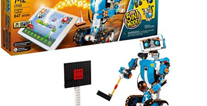 LEGO Boost Creative Toolbox 17101 Fun Robot Building Set and Educational Coding Kit for Kids, Award-Winning STEM Learning Toy (847 Pieces)