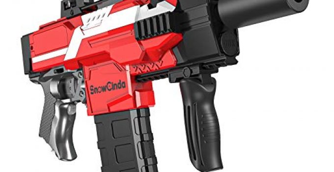 SnowCinda Toy Guns for Nerf Guns Bullet, Electric Toy Guns for Boys with 100 Pcs Refill Darts, 3 Modes Burst Toy Foam Blasters Guns Toys for 5-10 Year Old Boys - MP7A1