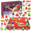 2021 Advent Calendar with 36 pcs Christmas Mochi Squishy Fidget Toys in 24 Windows Surprise Toy,Squishy Gift Box Perfect for Kids Holiday Countdown Party Favor