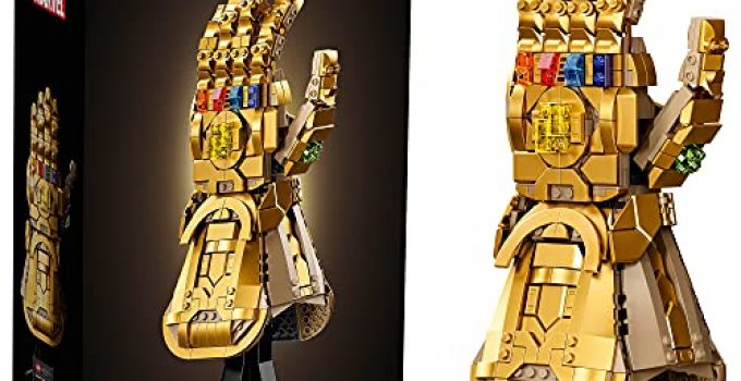 LEGO Marvel Infinity Gauntlet 76191 Collectible Building Kit; Thanos Right Hand Gauntlet Model with Infinity Stones (590 Pieces)