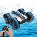 Seckton Toys for 6-10 Year Old Boys Amphibious RC Car for Kids 2.4 GHz Remote Control Boat Waterproof RC Monster Truck Stunt Car 4WD Remote Control Vehicle Girls All Terrain Christmas Birthday Gifts
