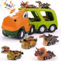 Toddler Toys Dinosaur Toy Cars: Kids Toys for 1 2 3 4 5 Year Old Boys | Dinosaur Toys for Kids 3-5 Carrier Truck Pull Back Car Baby Toys 12-18 Months Christmas Kids Gift for Toddler Toys Age 1-2 2-4