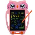 Toys for 3 -7 Years Old Girls Boys, Owl Shape LCD Writing Tablet, Stocking Stuffers for Girls, Christmas Gifts, Colorful Screen Drawing Doodle Board Writing Pad Educational Learning Toy for Toddlers
