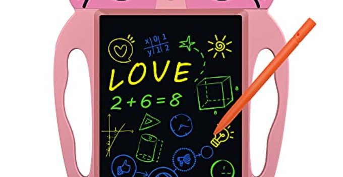 Toys for 3 -7 Years Old Girls Boys, Owl Shape LCD Writing Tablet, Stocking Stuffers for Girls, Christmas Gifts, Colorful Screen Drawing Doodle Board Writing Pad Educational Learning Toy for Toddlers