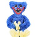 16in Blue Poppys Playtime Plush Toy, Christmas huggys wuggys Plush Pumpkin Soft Stuffed Animal Doll, Blue Sausages Monsters Horrors Doll