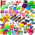 48 Pack Party Favors Toy Assortment Bundle for Kids Christmas Stocking Stuffers Pinata Fillers, Treasure Box Toys for Classroom Rewards, Carnival Prizes Bulk Toys Goodie Bag Stuffers for Kid 4-8-12