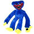 LAIMEI for Poppy Haggy Wuggy Plush Toy Christmas Cartoon Toy Sausage Monster Dolls for Christmas Birthday Halloween Decoration Cushion Gift(Blue)