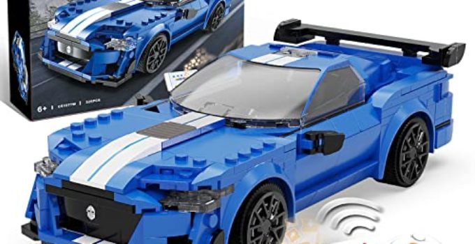 Build Your Own RC Car Kit for Kids | 325-Pieces STEM Building Toys for Boys and Girls | Perfect Christmas & Birthday Gift for 6 - 10 Year Olds (Blue)