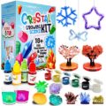Crystal Growing Kits for Kids, STEM Projects Science Experiment for Crystal Kits with 5 Crystals & 2 Crystal Trees, DIY Educational Experiment Crafts Gift for Boys & Girls Ages 6 7 8 9 10