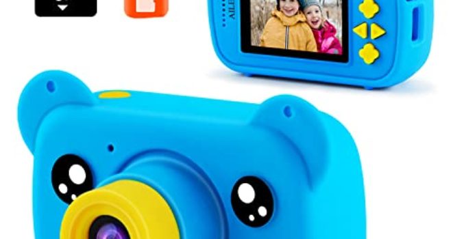 AILEHO Kids Camera for Boys Toy - Camera for Kids Christmas Birthday Gifts for Boy Aged 3-9 Year Old HD Digital Video Cameras for Toddler Boy Toys with 32g SD Card Blue